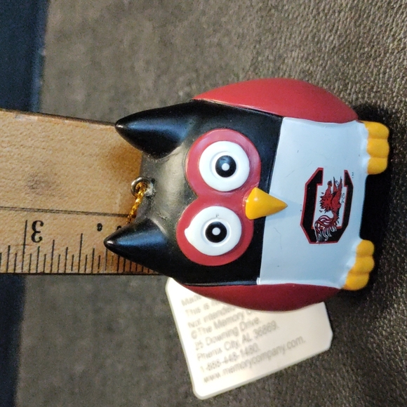 University of SC Columbia licensed owl hanging ornament - Picture 11 of 14